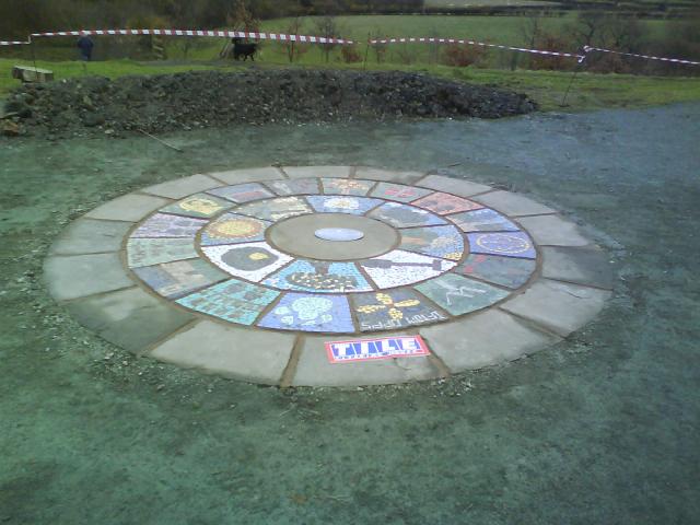 Mosaic project at Ifton Meadows